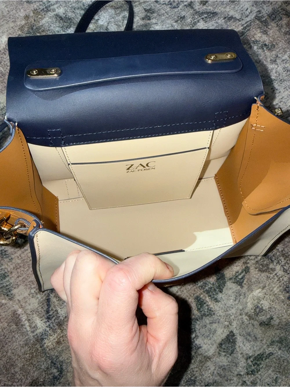 Zac Posen Eartha top handle convertible satchel